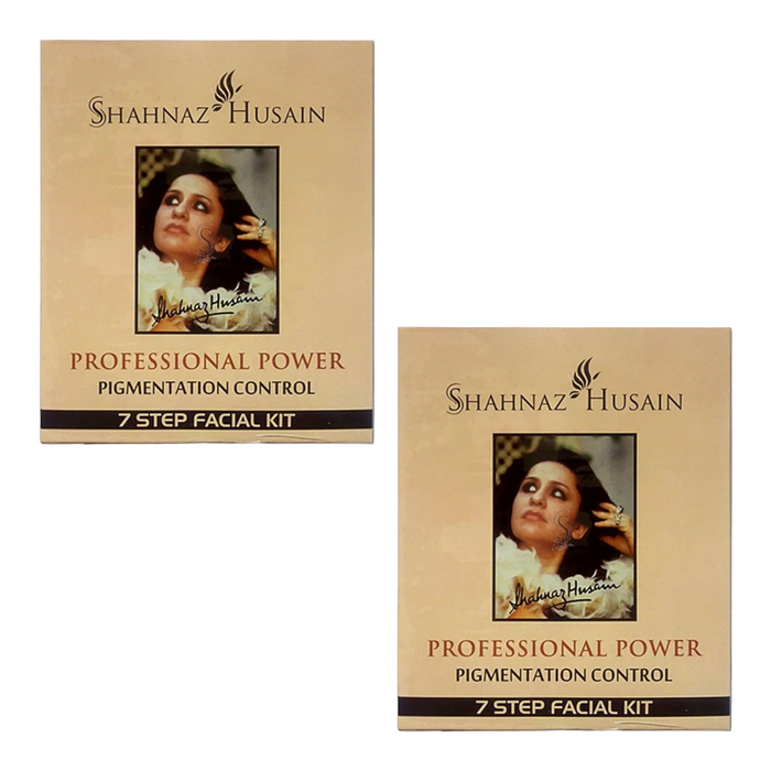 2 x Shahnaz Husain 7 Step Pigmentation Control At-Home Facial Kit