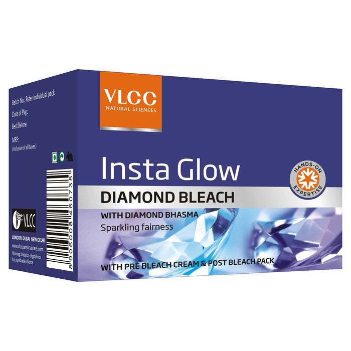 402g VLCC INSTA GLOW Diamond Bleach For instant Glowing Fairness