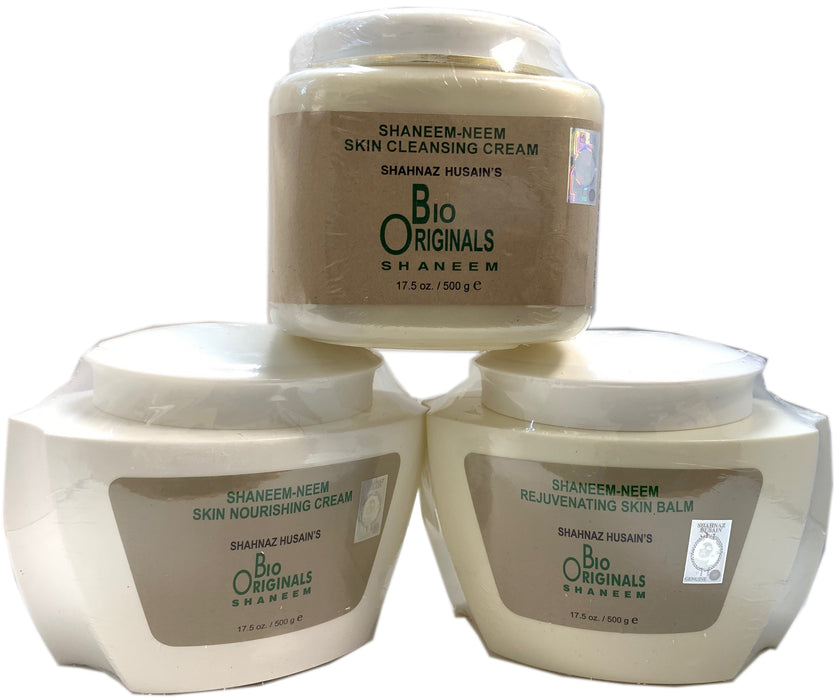 Shahnaz Husain Salon Size Neem Skin Facial Kit 3 Piece 500g Each