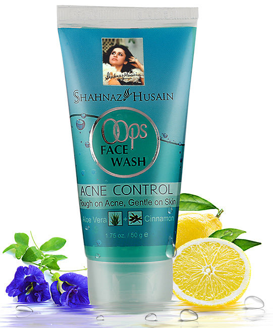 Shahnaz Husain Oops Acne Pimple Control Face Wash 50g