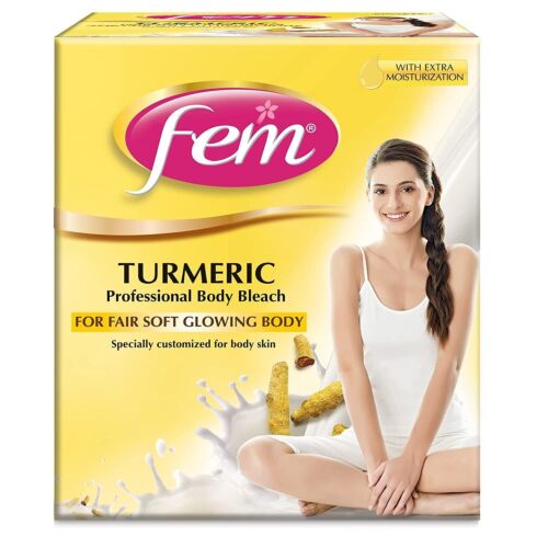 Fem Turmeric Professional Body Bleach For Glowing Body 1000g