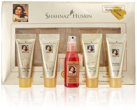 Shahnaz Husain Mini Gold Facial Kit 10gX4