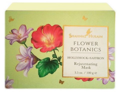 Shahnaz Husain Flower Botanic Hollyhock Saffron Rejuvenating Mask 100g