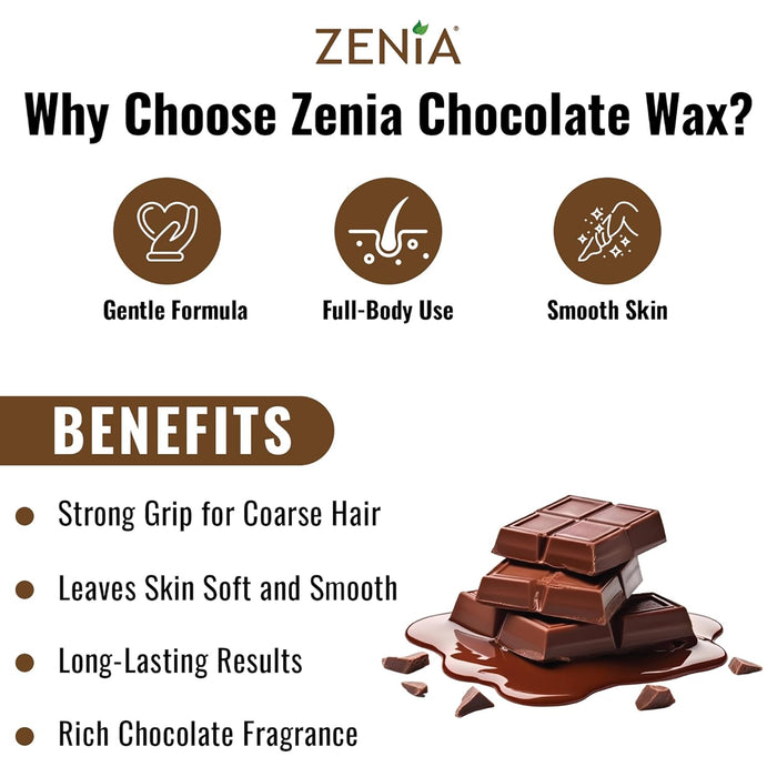 Zenia Chocolate Wax - 14 oz (396g)