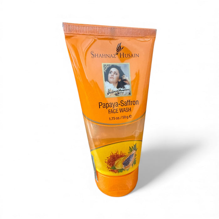Shahnaz Husain Papaya & Saffron Face Wash 50g