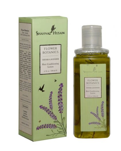 Shahnaz Husain Flower Botanics Thyme Lavender Hair Conditioning Lotion 200ml