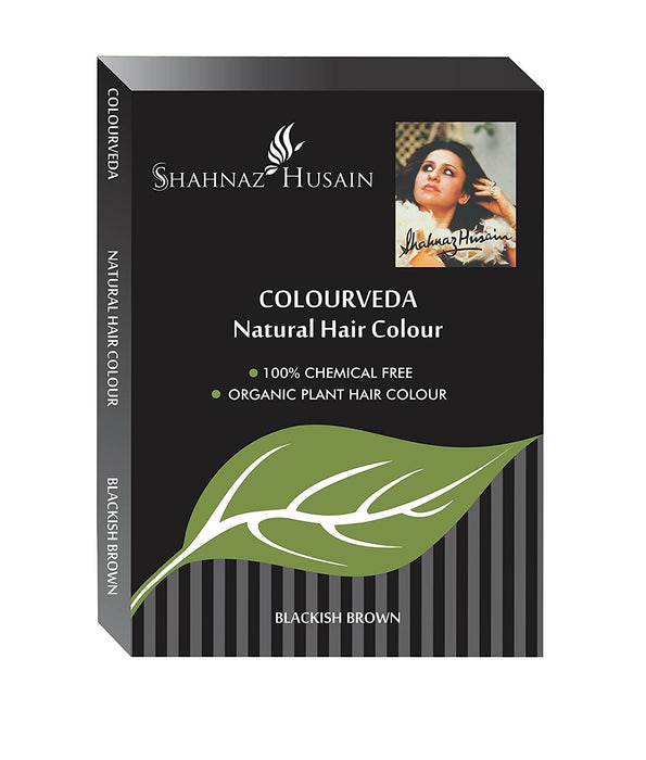 Shahnaz Husain Colourveda Organic Henna Indigo Hair Dye Blackish Brown 100g