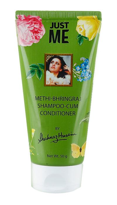 Shahnaz Husain Just Me Methi Bhringraj Shampoo Cum Conditioner 50g