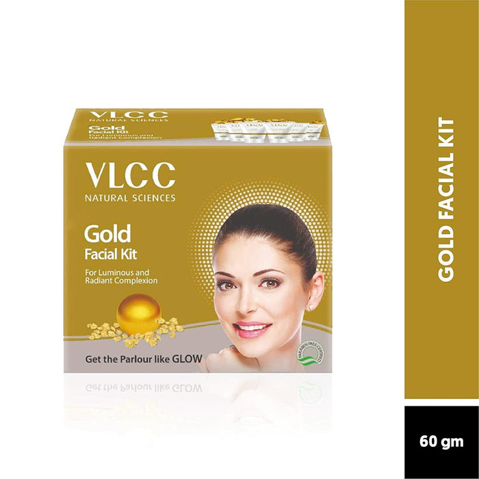 60g VLCC Gold Facial Kit For Luminous and Radiant Complexation