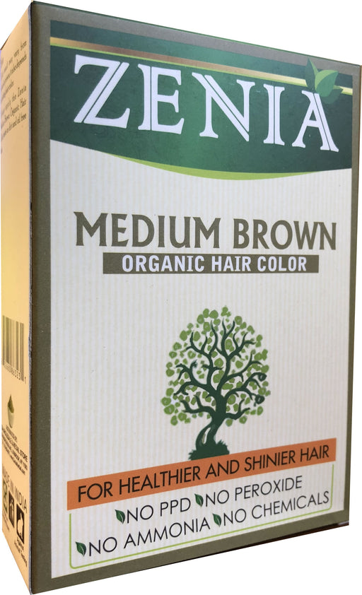 Zenia 12 Pack 100% Natural Ready to Use Henna Paste Hair Color Hair Dye Cones Reddish Brown Color